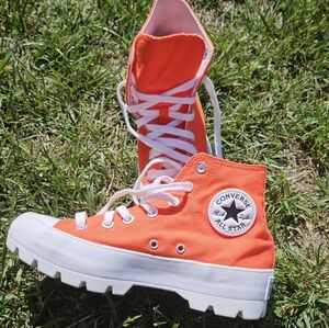 Converse Kids High-Top Sneakers - Orange